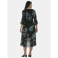 thumbnail image 2 of Time and Tru Women's Ruffle Midi Dress, Sizes XS-XXXL, 2 of 4