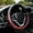 Wine Red, variant on Microfiber Leather Steering Wheel Cover Universal 15 inch