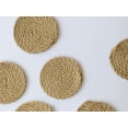 thumbnail image 4 of Woven Placemats (Set of 2), 4.3" Round Placemats, Rattan Placemats, Round Braided Placemats Set Heat Resistant/Kitchen Dining Table, 4 of 4