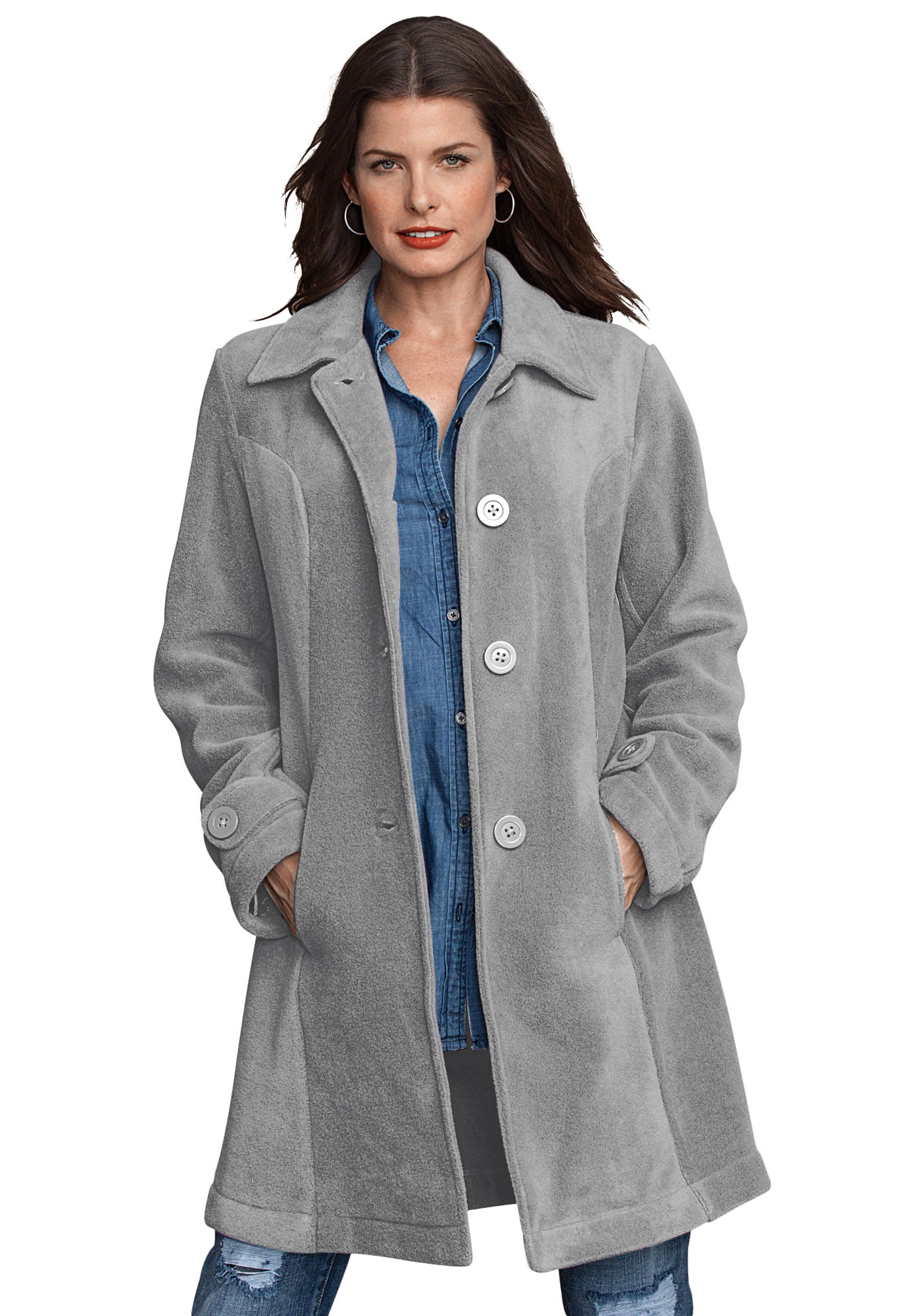 roamans plus size coats