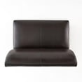 thumbnail image 5 of Noble House Darcy Contemporary Upholstered Loveseat in Brown and Espresso, 5 of 9