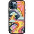 thumbnail image 1 of CASETiFY Étui Impact pour iPhone 12 Pro Max - Flower Power Retro - Noir Clair, 1 of 5