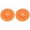 Orange*2, variant on Soft Bendable Multi Perforated Hole Anti Block Waste Trap, Shower Drain Hair Catcher, Bathtub Drain Hair Catcher, Drain Cover Bathroom Tub, Universal Round Drain Catcher 1Pcs