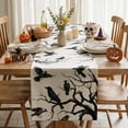 thumbnail image 4 of Smile Silhouette Tree Crows Halloween Table Runner 13 x 72 Inch, 4 of 9