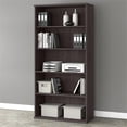 thumbnail image 2 of Pemberly Row Tall 5 Shelf Bookcase in Storm Gray - Engineered Wood, 2 of 6