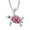 Red, variant on Sterling Silver Necklace for Women Opal Sea Turtle Necklace Pendant Necklace Ocean Beach Jewelry Handmade Sea Life Accessory Gold Choker Necklaces for Woman Prom Jewelry (White,One Size)