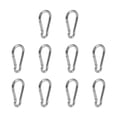 thumbnail image 2 of 10 hebillas de cinturón de Seguridad de acero inoxidable tipo resorte para caminar de 12 mm / 0,47 pulgadas, 2 of 10