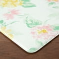 thumbnail image 4 of Martha Stewart Amber Floral Daisy Stripe Reverisble Water Resistant Kitchen Mat, Pink/Yellow, 20"x30", 4 of 12