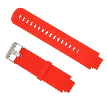 2024 Smartwatch Replacement Band Silicone Watch Wrist Strap Single Color for Amazfit Verge 3Red