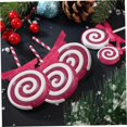 thumbnail image 2 of 12Pcs Christmas Lollipop Candy Cane, Hanging Ornaments Christmas Tree Decorations for Xmas Crafts Indoor Outdoor Decor (Pink), 2 of 8