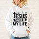 thumbnail image 1 of Sudadera con capucha con estampado de Jesús me salvó la vida para mujer y hombre, moda con personalidad, sudaderas informales de manga larga con capucha, 1 of 5