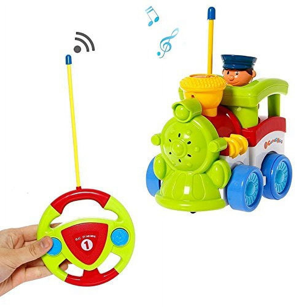 Liberty Imports Cartoon R C Train Car Radio Control Toy for