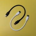 thumbnail image 5 of Short 60W USB C to USB C Data Cable, Notebook Fast Charging Cord for Type C Phone Switches Tablets, 5 of 9