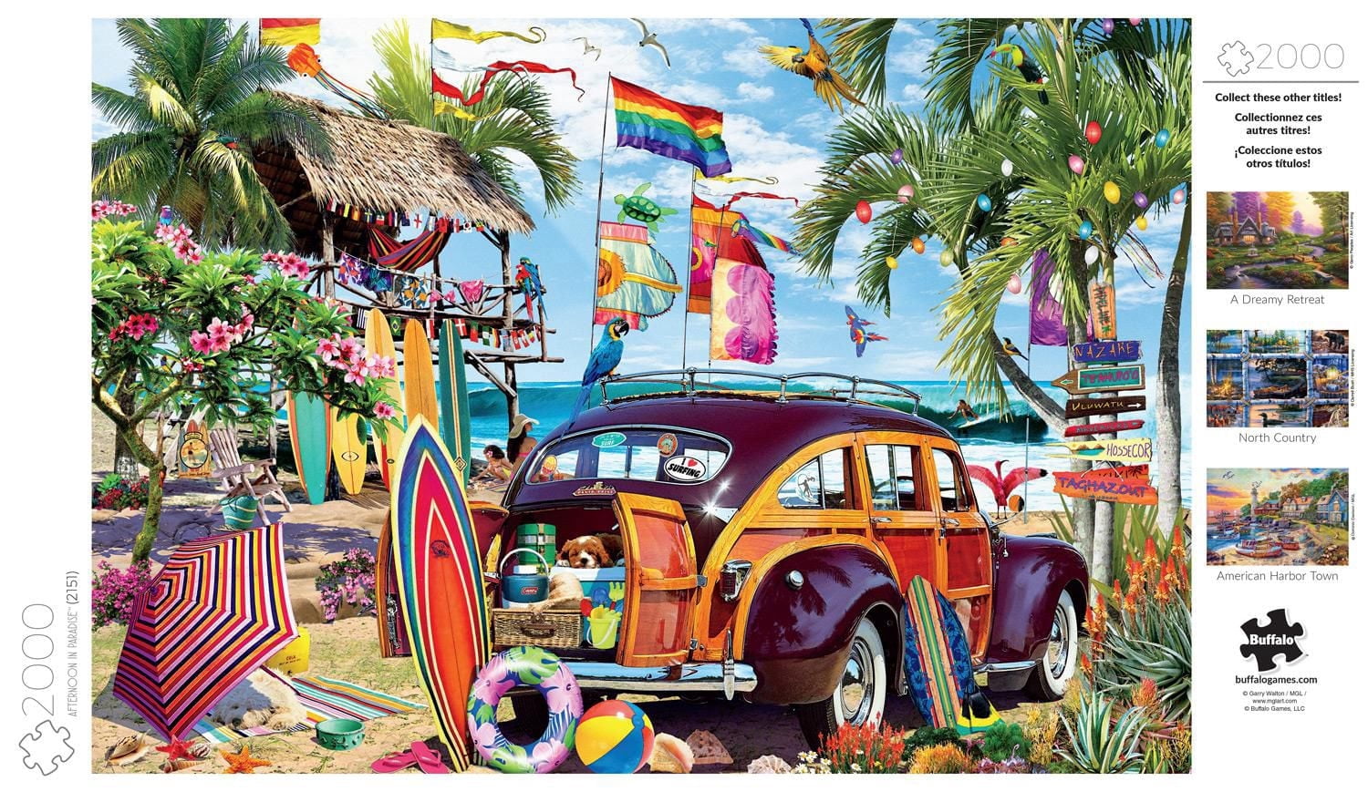 Buffalo Games - Afternoon in Paradise - 2000 Piece Jigsaw Puzzle