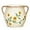 Sun-yellow, variant on BUYMAX 6 inch Rustic Ceramic Planter with Handles, Embossed Sunflower Pot, Vintage Crackle Glaze Flower Container for Home & Garden Décor