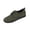 Green, variant on Women's Fashionable Casual Versatile British Style Plus-Size Loafers With Round Toe Closed Toe And Lace-Up Black 6.5