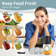 thumbnail image 2 of Kit de máquina selladora al vacío con tapa para enlatado de boca ancha y boca regular para almacenamiento de alimentos, color blanco, 2 of 7