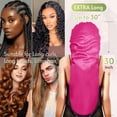 thumbnail image 2 of Gorro trenzado BONNET QUEEN Silk para trenzas, color rosa intenso, 2 of 9
