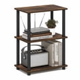 thumbnail image 2 of Furinno TURN-N-TUBE 3-Tier Open Frame Book Shelf Amber Pine, 2 of 4