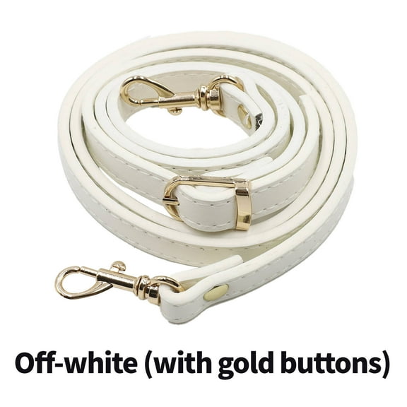 CCOCC Purse Straps Replacement Crossbody,Diy Detachable Purse Accessories,Belt Handle Crossbody Strap,Off-White