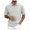 White, variant on Zshosam Golf Shirts for Men Men's Muscle V Neck Polo Shirts Slim Fit Short Long Sleeve Golf T-Shirts Ribbed Knit Soft Tees Size XXL,(Brown XXL)