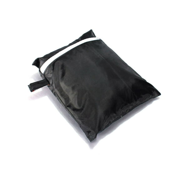 Protoiya Outdoor Chimenea Cover Waterproof Garden Heavy Duty Breathable Oxford Fabric Patio Heater Cover Rain Sun UV Protector 1.2m High Black