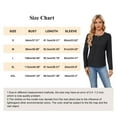 thumbnail image 5 of MOMOFEEL Long Sleeve Tunic Tops For Woman Crewneck Henley Shirts Pullover For All Seasons (M9002 Black S), 5 of 6