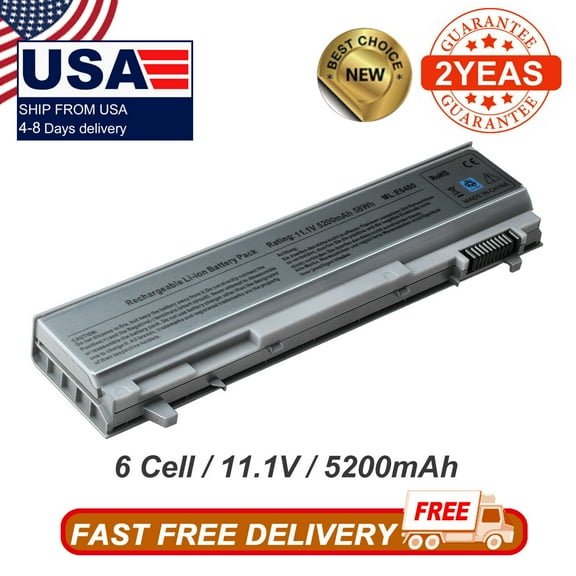 New Battery for Latitude E6400 E6410 E6500 E6410 E8400 Type W1193