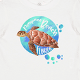 thumbnail image 4 of Inktastic Pompano Beach, Florida Swimming Sea Turtle with Bubbles Boys or Girls Baby T-Shirt, 4 of 5