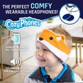thumbnail image 2 of CozyPhones Auriculares para niños Volumen limitado con altavoces delgados y diadema de lana súper suave - Auriculares perfectos para niños pequeños y niños para el hogar, la escuela y los viajes - Fox, 2 of 3