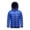 01 Blue, variant on Hicidod Heated Jacket Kids Waterproof Fashion Solid Heating Jackets Hooded Zipper Rechargeable Warming Heated Clothing for Skiing