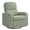 Manual-Teddy Green, variant on Aemeios Swivel Manual Recliner Chair Teddy Fabric Nursery Glider Rocker Recliner, White