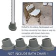 thumbnail image 4 of Replacement Feet for Bath Chair, Shower Toilet Seat Stools & Transfer Bench, 4 of 5
