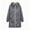 Gray, variant on Women's Packable Long Rain Jacket, Lightweight Waterproof Nylon Windbreaker Hooded Raincoat for Travel Outdoor, S-2XL