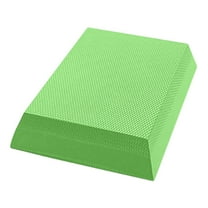 Kuntesetty Balance Pad Balance Cushion Soft Waterproof Trapezoid Training Foam Mat Knee Pad green