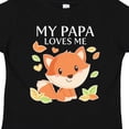 thumbnail image 4 of Inktastic My Papa Loves Me- Little Fox Boys or Girls Toddler T-Shirt, 4 of 5
