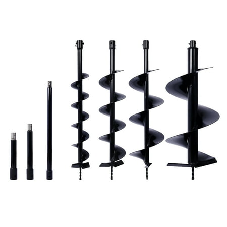 

KUBEAUTY Efficient and Durable Auger Drill Bit for Planting Hole Ideal Bulb Bedding Digging Post Hole Planting Tool for 3/4” Shaft Auger High-Quality Hole Digger Replacement Auger Bits