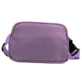 thumbnail image 3 of Fanny Pack Pouch Purse Adjustable Strap Waist Bag for Outdoor Hiking Walking Violet, 3 of 8