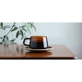 thumbnail image 4 of Taza y platillo KINTO SEPIA, 270 ml, vidrio resistente al calor, color ámbar, 4 of 6