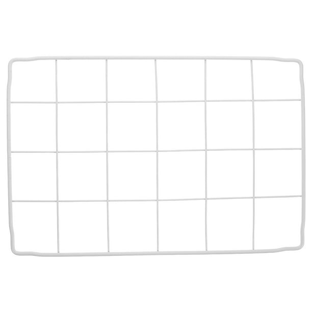 Separador de congelador horizontal con estante de rejilla multicapa para paletas de hielo, divisores de congelador ajustables para almacenar alimentos y bebidas, diseño ventilado para mayor frescura.