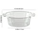 thumbnail image 4 of Lavabo transparente de plástico de gran capacidad | Lavabo de baño engrosado para remojar los pies, colada, almacenamiento | Diseño de colgadas eficiente, resistente y ligero, gris/verde/café, 4 of 8