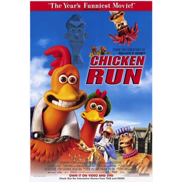 Chicken Run Movie Poster Style F 11 X 17 00 Walmart Com Walmart Com