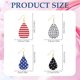 thumbnail image 5 of Cuadros Decorativos DIY 2 pares de aretes de pintura de diamantes de doble cara con forma especial (RZ038) Wdftyju embutido en tela, 5 of 9
