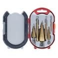 thumbnail image 3 of HSS Drill Bit Set, Step Drilling Bits Quick Drilling 6Pcs  For Wood For Punching For Carpenter, 3 of 8