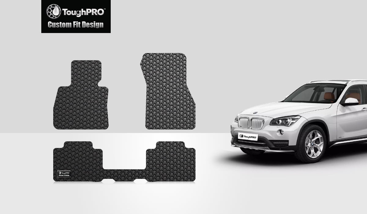 ToughPRO 1st & 2nd Row Mats Compatible with BMW X1 All Weather