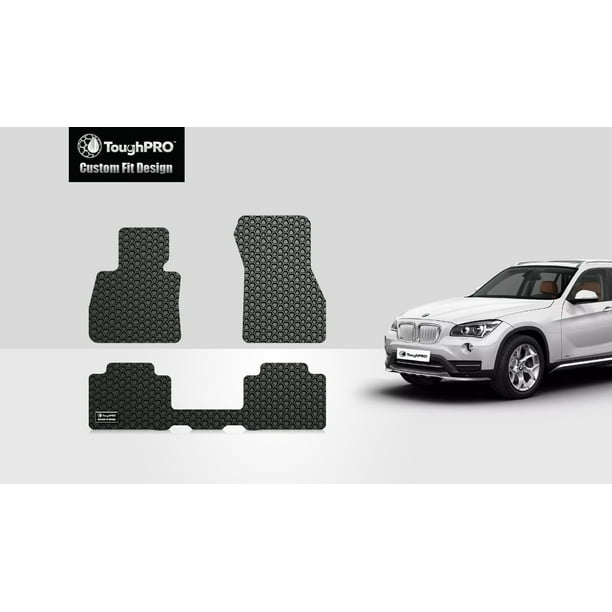 ToughPRO BMW X1 1st & 2nd Row Mats All Weather Heavy Duty Black