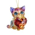 thumbnail image 1 of Valentine's Day Cartoon Animal Series Cat Dog Rabbit Acrylic Keychain Car Rearview Accessory, 1 of 5