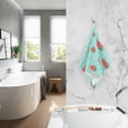 thumbnail image 2 of Yayeee 100% Cotton Hand Towels for Bathroom 16" x 28" Soft Absorbent Kitchen Towel, Strawberry Pattern, 2 of 7