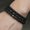 ZJ7741, variant on Elegant Black Matte Braided Bracelet Set for Men with Copper Zircon Embellishments