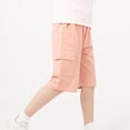thumbnail image 5 of Ruyang Boys Active Jogger Shorts Elastic Waistband Pull on Shorts Summer Quick Dry Basketball Shorts with Pockets 4-11 Years, 5 of 7